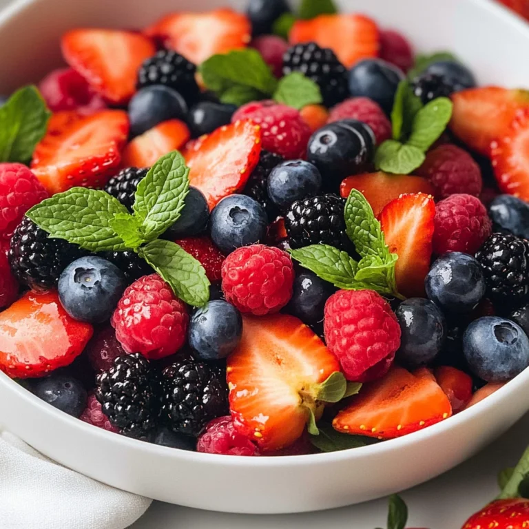 Berry Salad with Mint