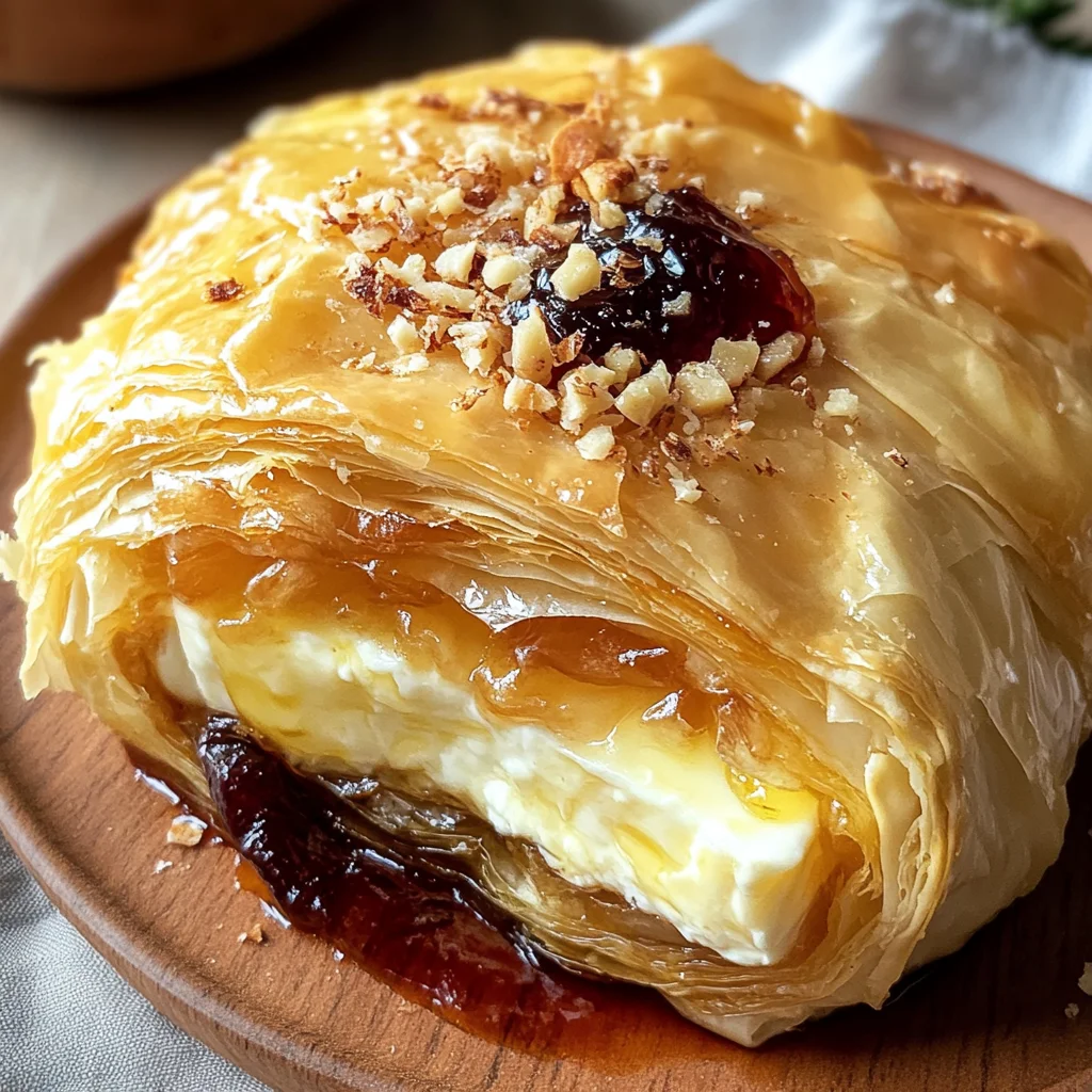 Best Baked Brie in Phyllo Dough Recipe
