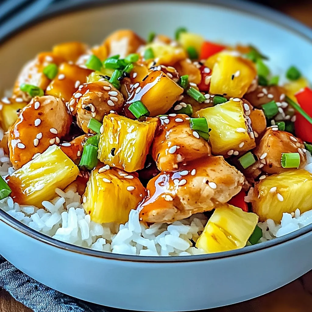 Best Pineapple Chicken and Rice Recipe