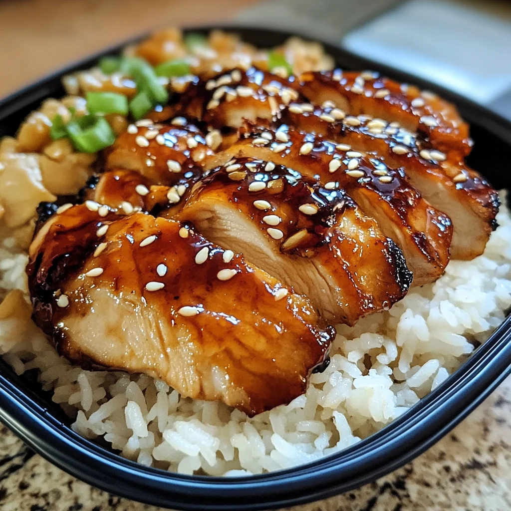 Chicken Teriyaki and Rice