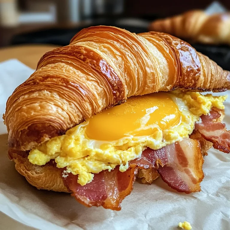 Croissant Breakfast Sandwiches