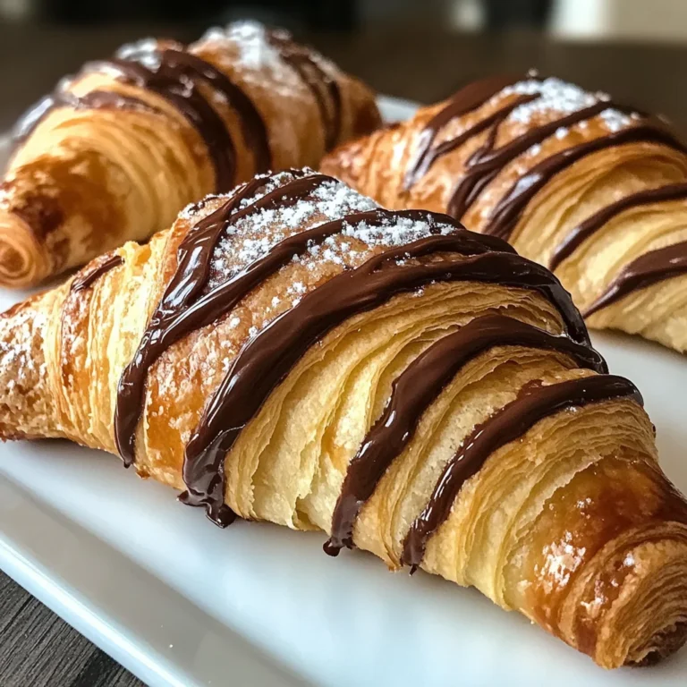 Deliciously Flaky Homemade Chocolate Croissants Made Easy