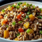 Dirty Rice with Ground Beef