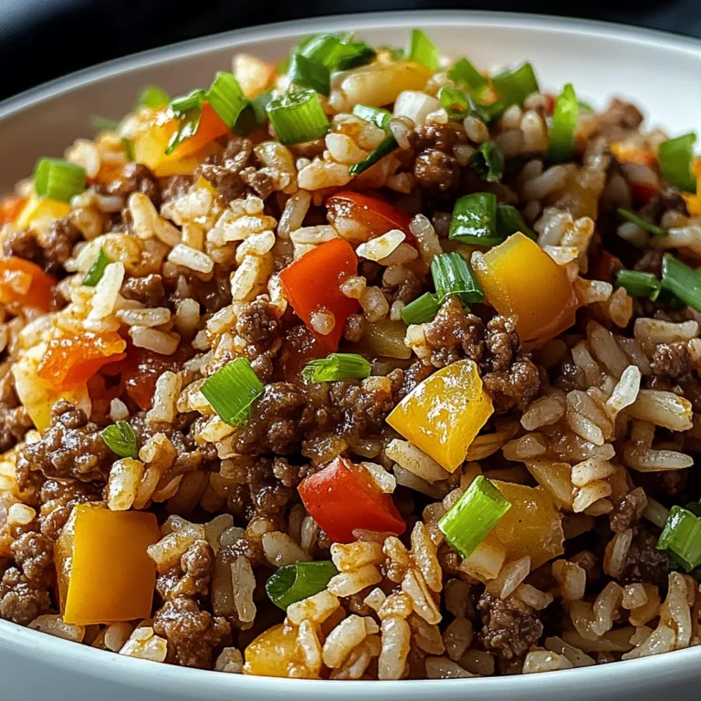Dirty Rice with Ground Beef