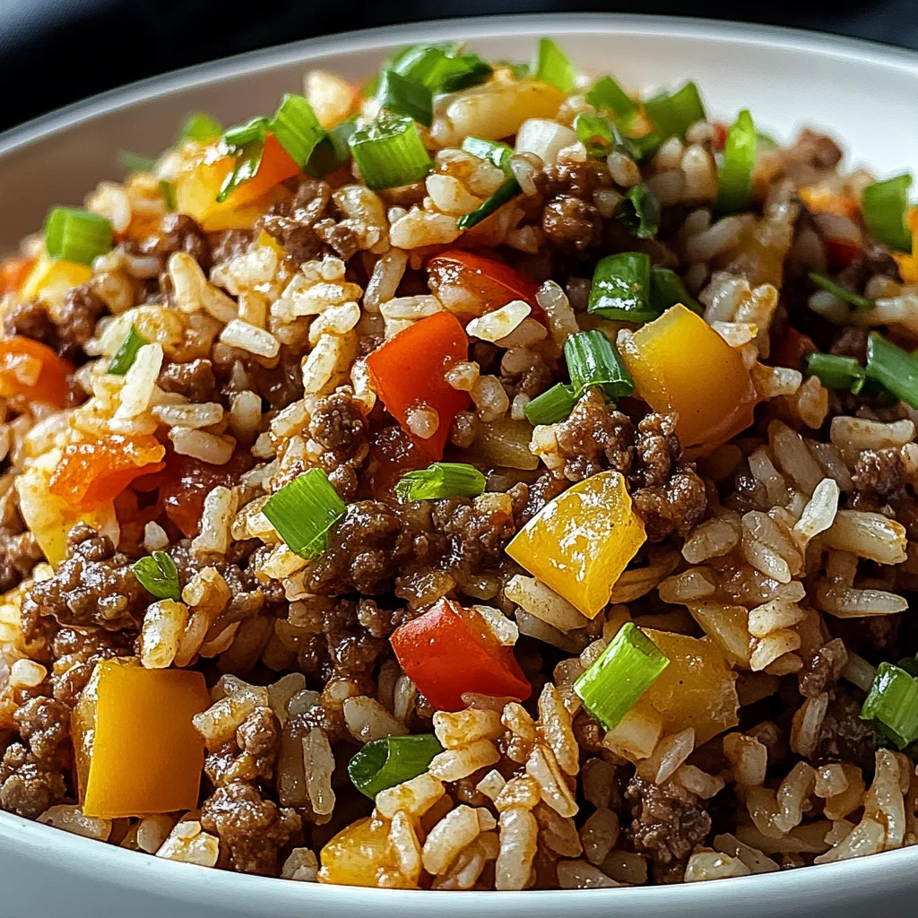 Dirty Rice with Ground Beef