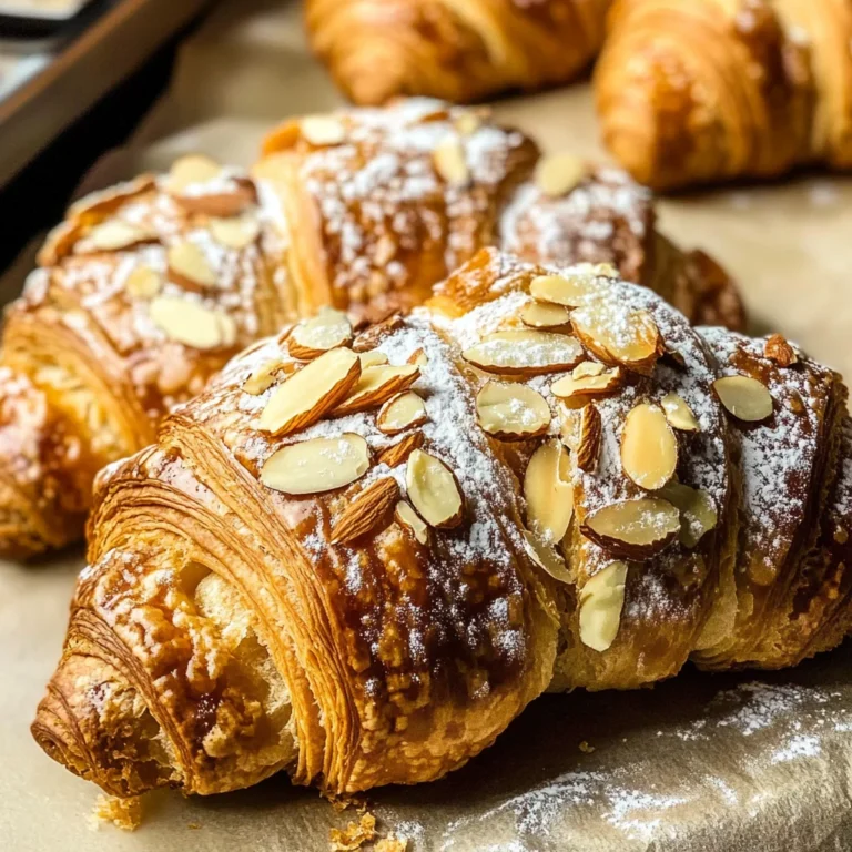 Easy Almond Croissants