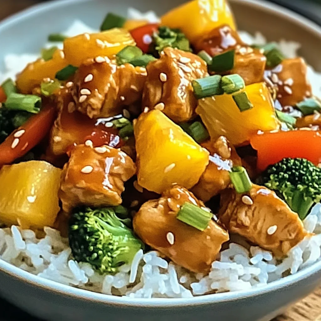 Easy Pineapple Chicken with Rice: An Incredible Ultimate Recipe