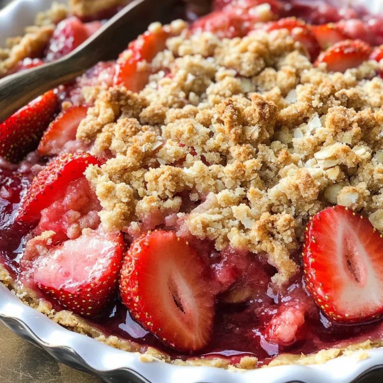 Easy Strawberry Crisp
