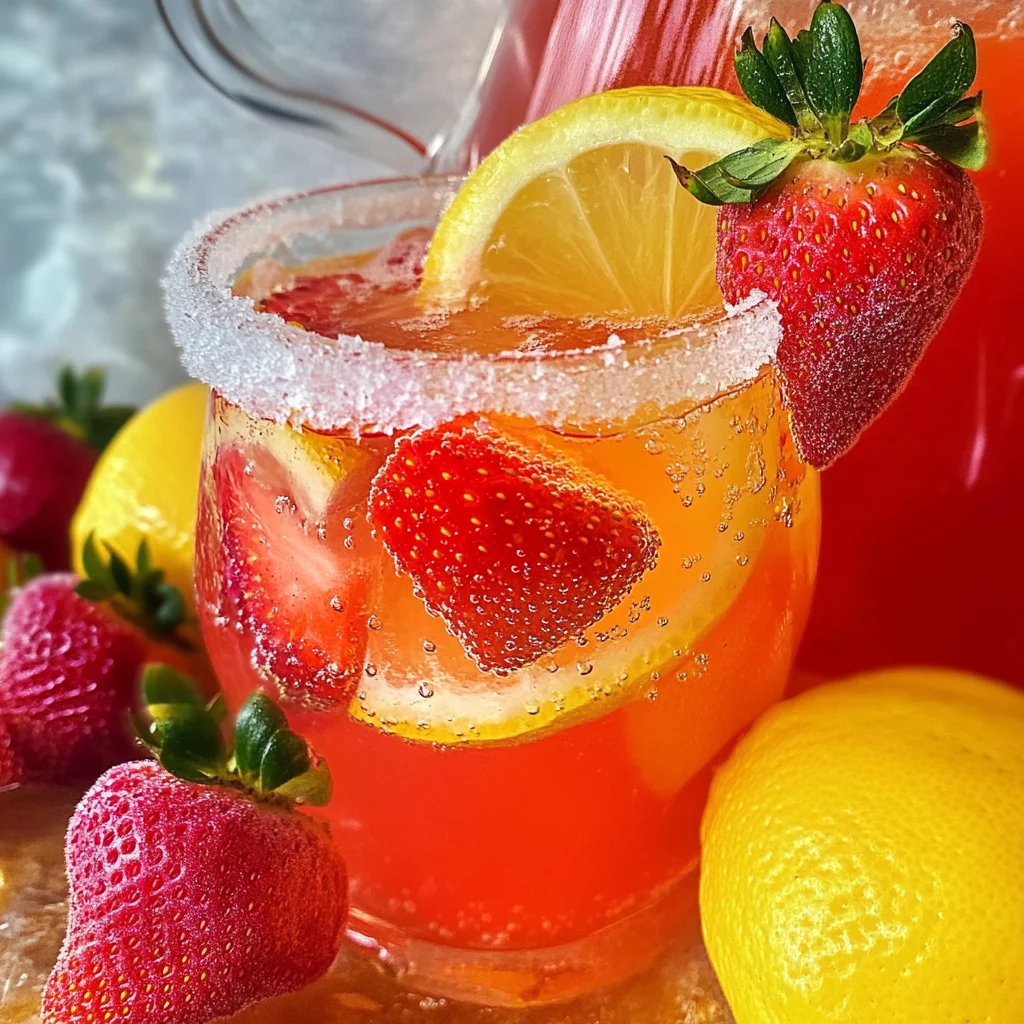 Easy Strawberry Lemonade