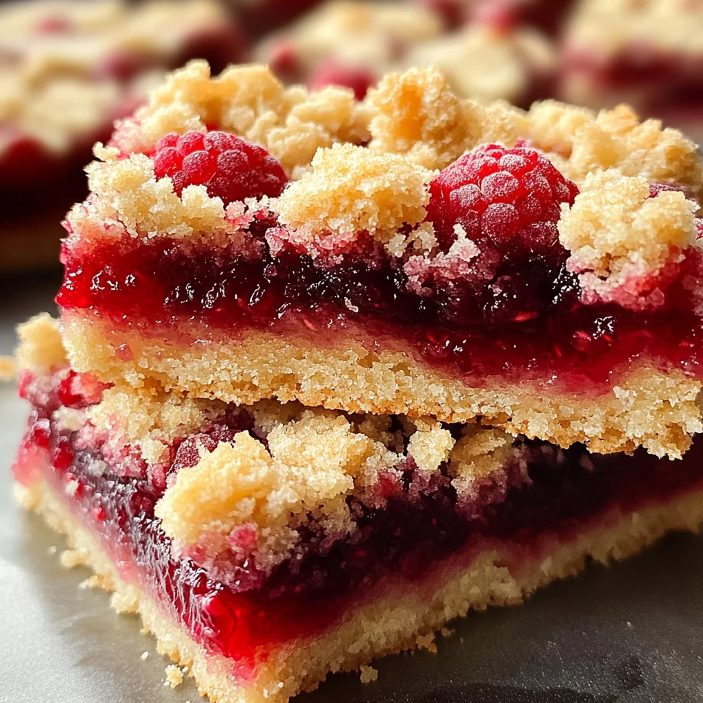 Fabulous Five Ingredient Raspberry Bars