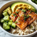 Honey Glazed Salmon Bowl: Quick, Healthy & Delicious Dinner