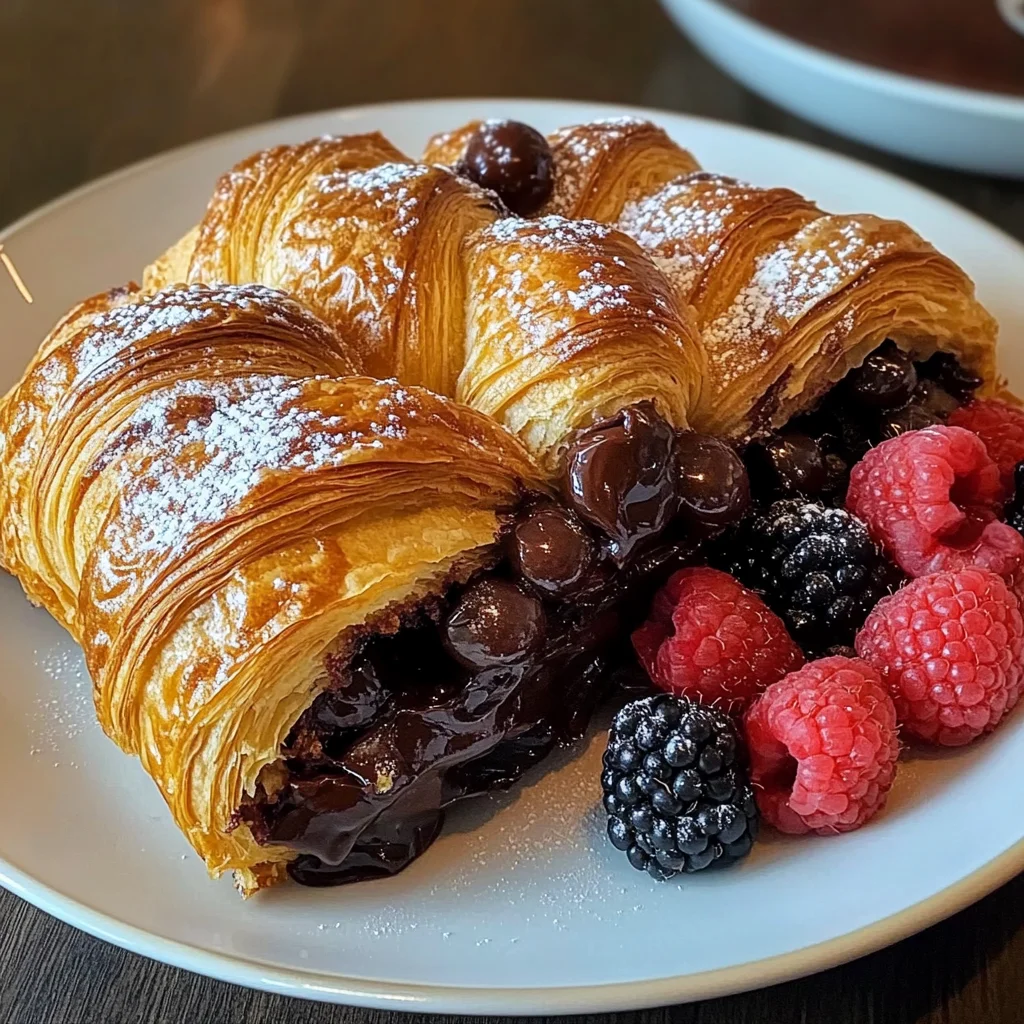 Indulgent Decadent Chocolate Croissant Breakfast Bake Bliss