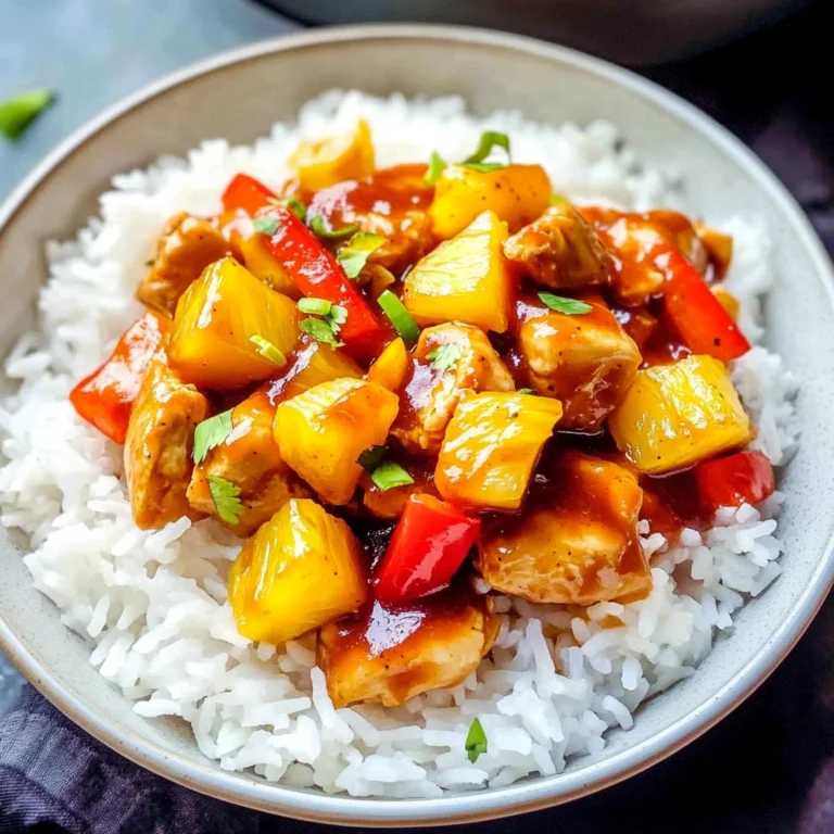 Instant Pot Pineapple Chicken and Rice