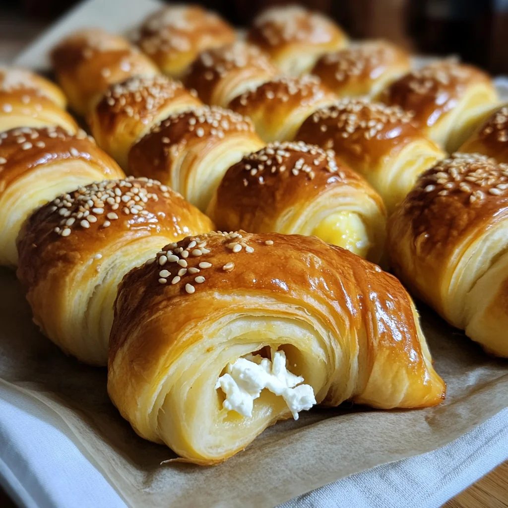 Kiflice Sa Sirom/ Feta Cheese Cresent Rolls