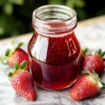 No-waste Strawberry Top Simple Syrup Recipe