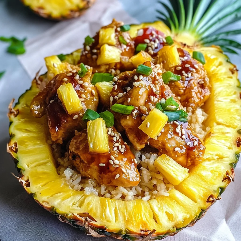 Pineapple Chicken With Rice Recipe