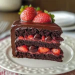 Strawberry Chocolate Cake – A Luscious, Decadent Treat
