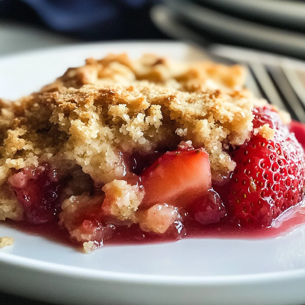 Strawberry Crumble