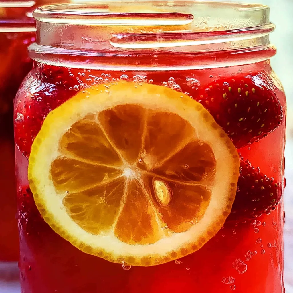 Strawberry Lemonade Concentrate for Canning