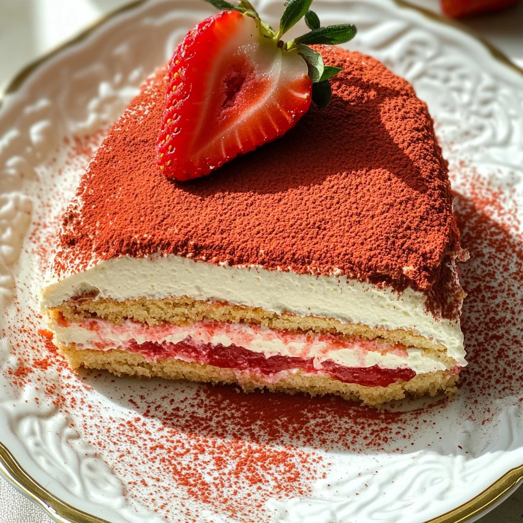 Strawberry Tiramisu
