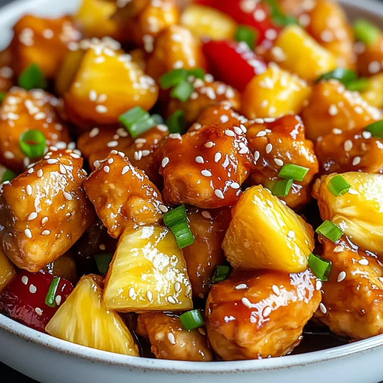 Sweet and Tangy Pineapple Chicken