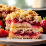 Vegan Strawberry Crumb Cake